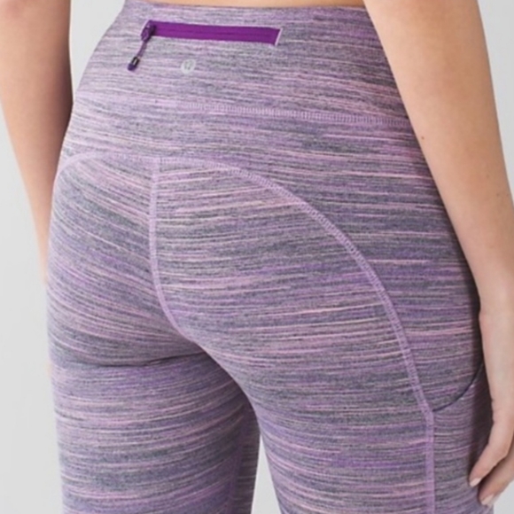 Lululemon Purple Speed Tight IV Size 4 - Picture 2 of 6